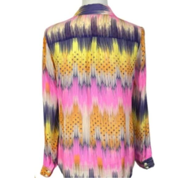 Anthropologie Leifsdottir Silk Blouse Seen on "The Mindy Project" Size 2 - Picture 3 of 3